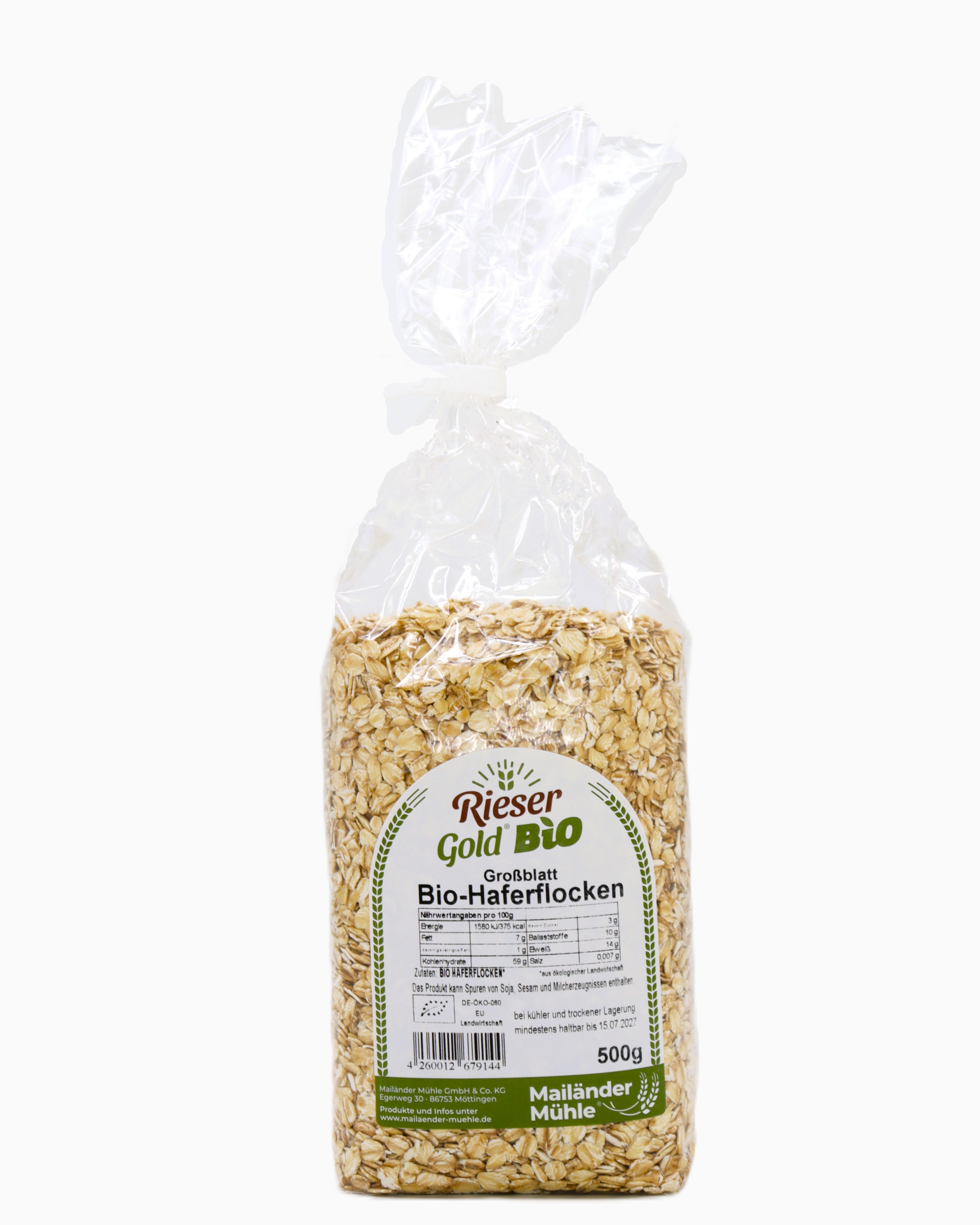 Bio Haferflocken Grossblatt 500 g
