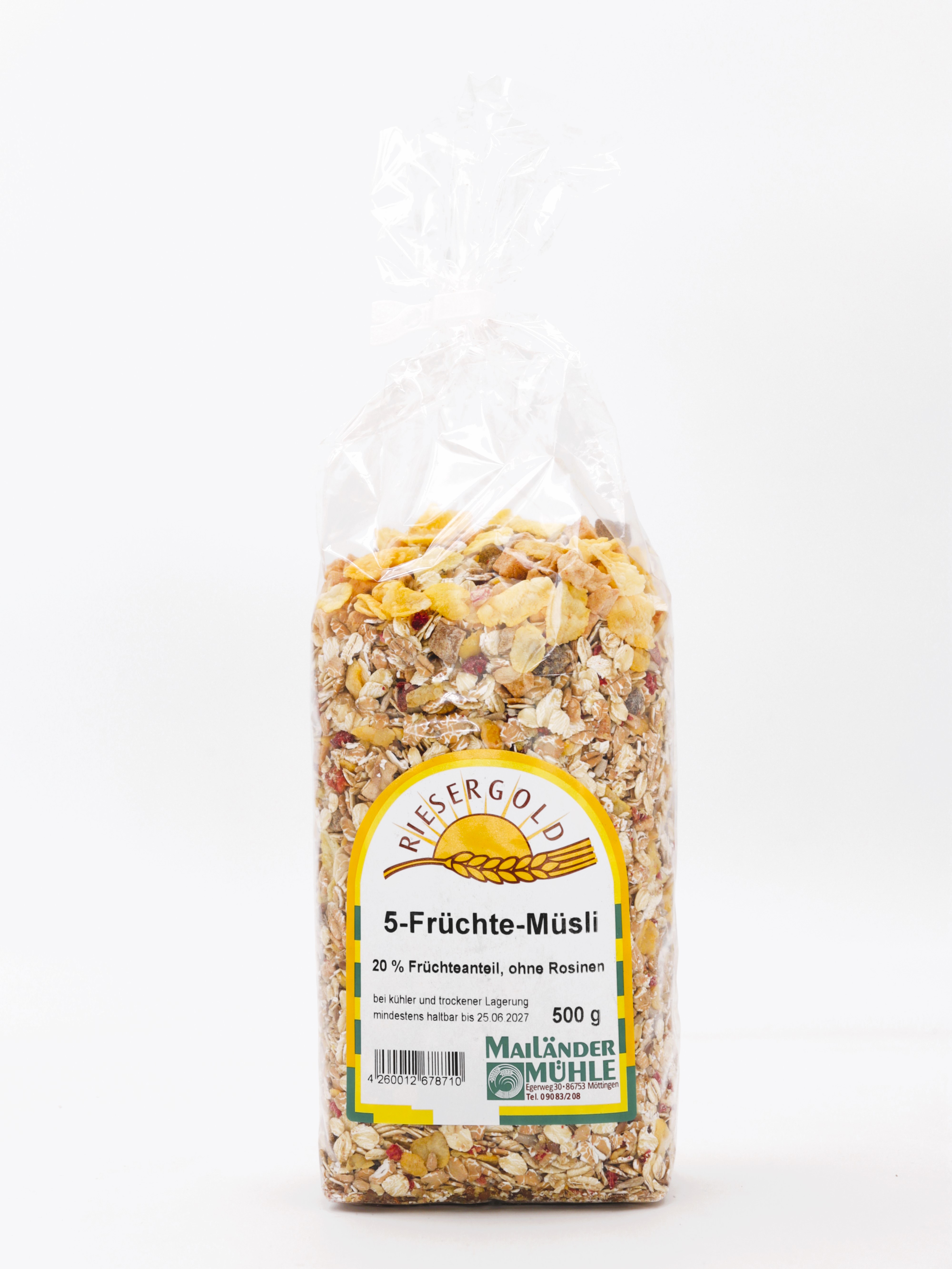 5-Früchte Müsli 500 g