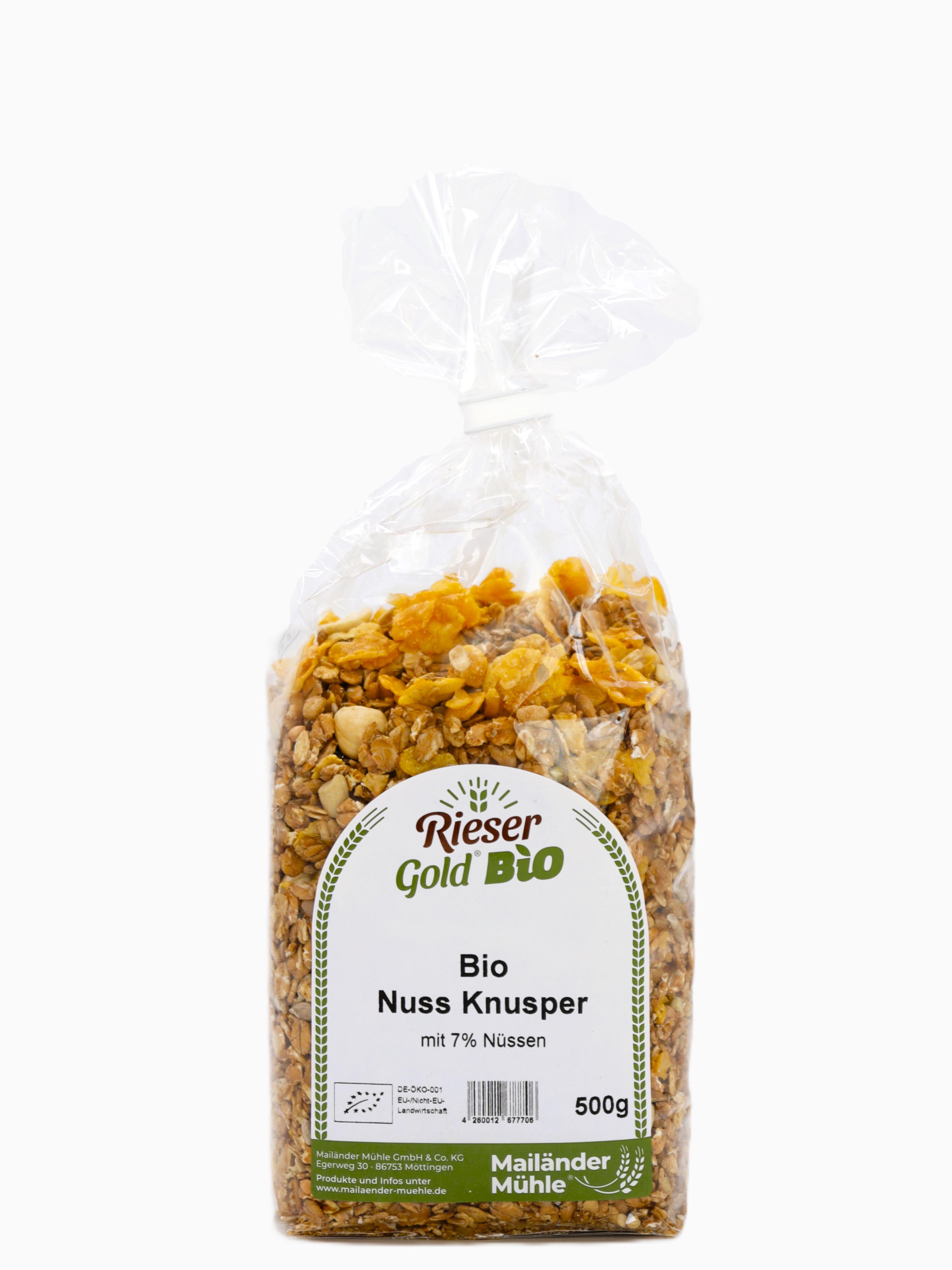 Bio Nuss Knusper Müsli  500 g