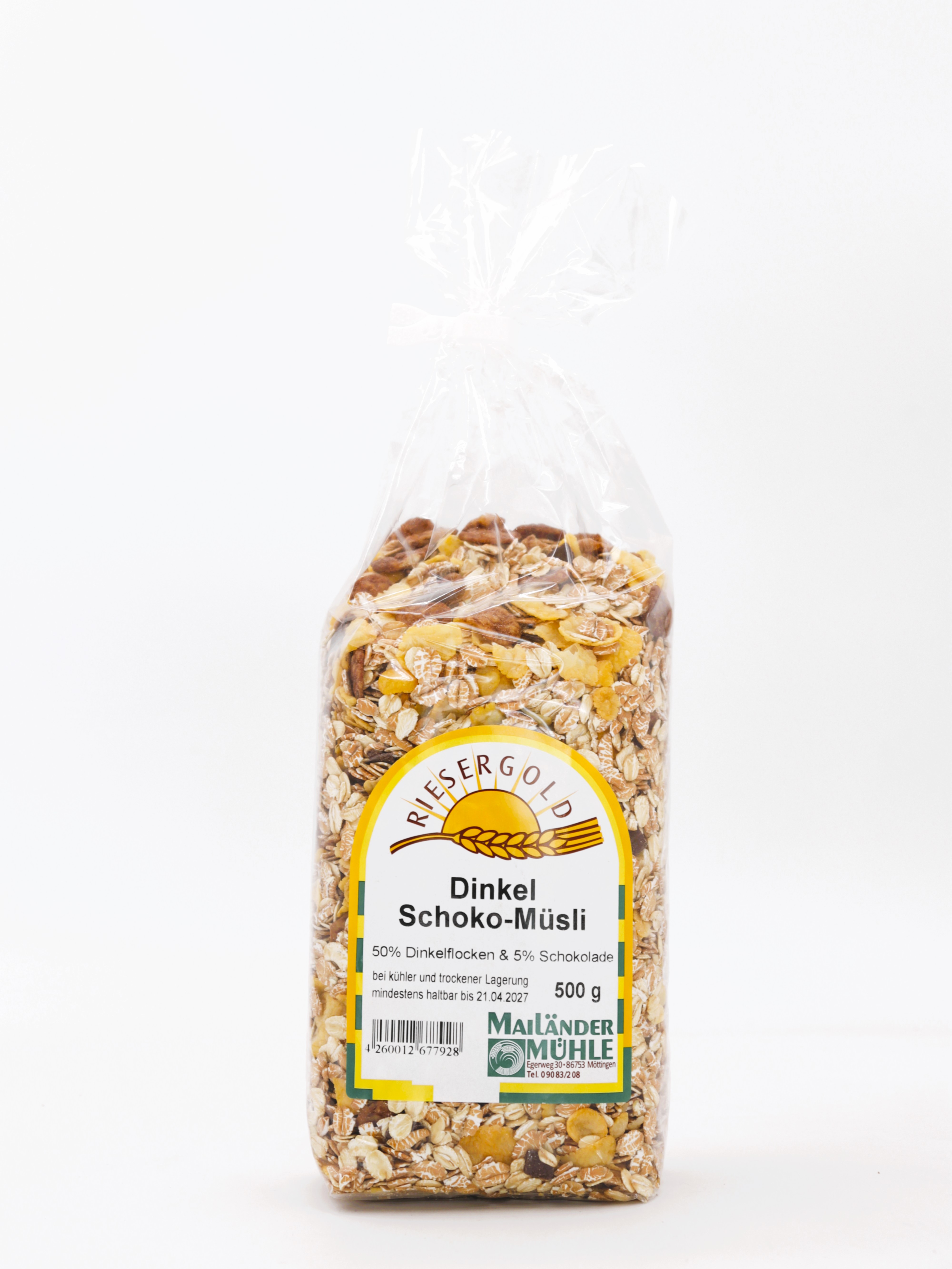 Dinkel Schoko Müsli 500 g