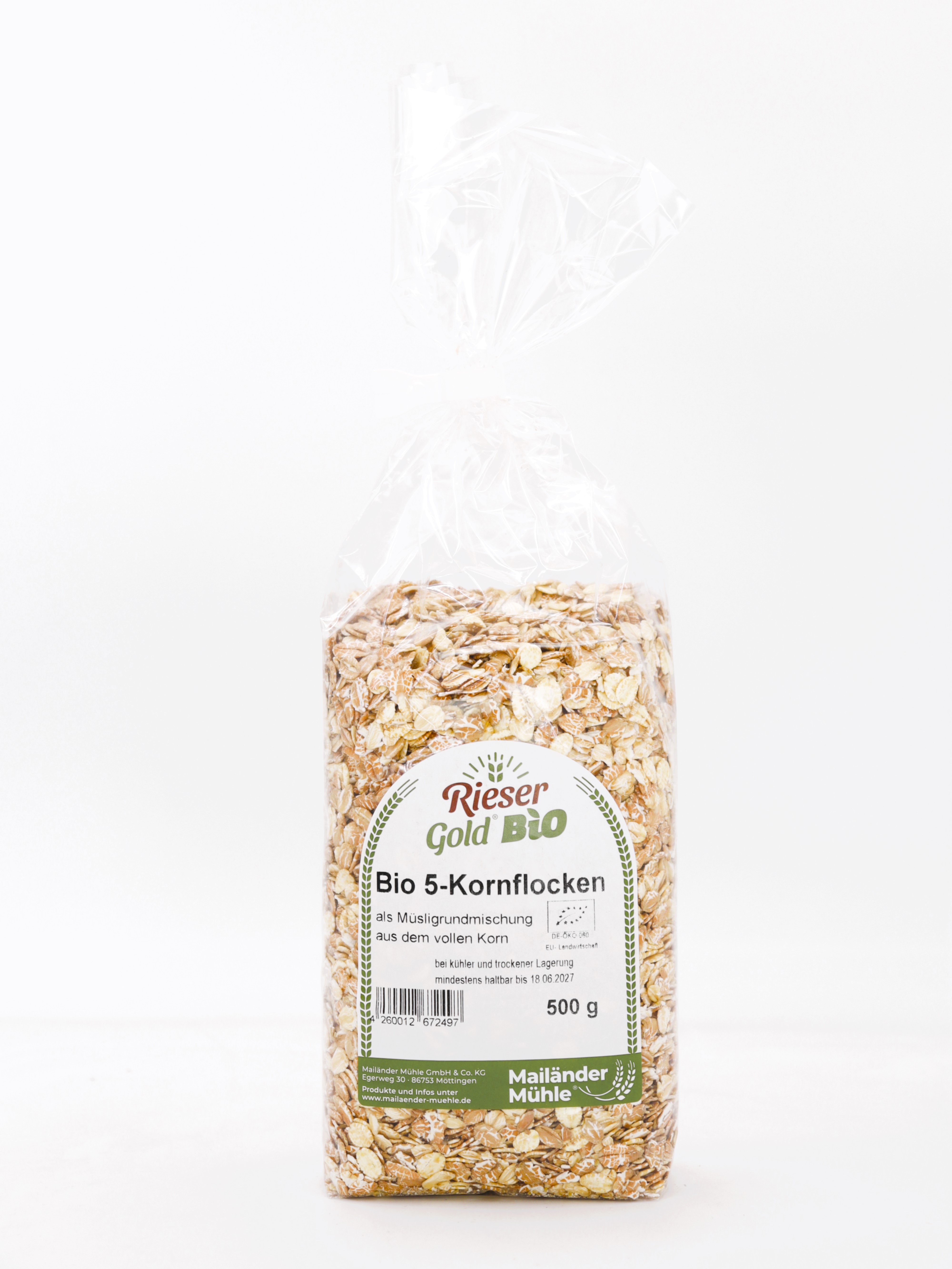 Bio 5-Korn-Flocken 500g