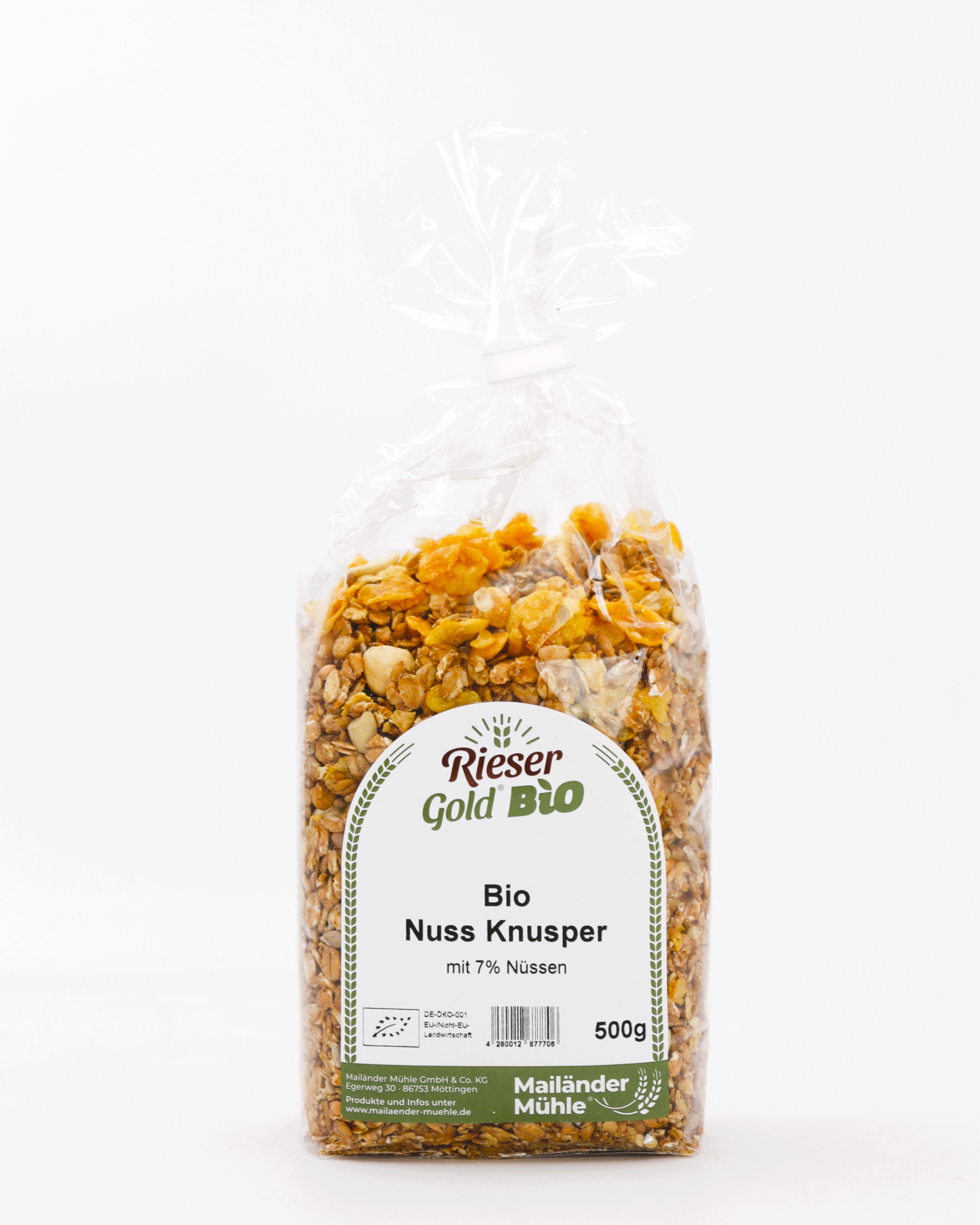 Bio Nuss Knusper Müsli  500 g