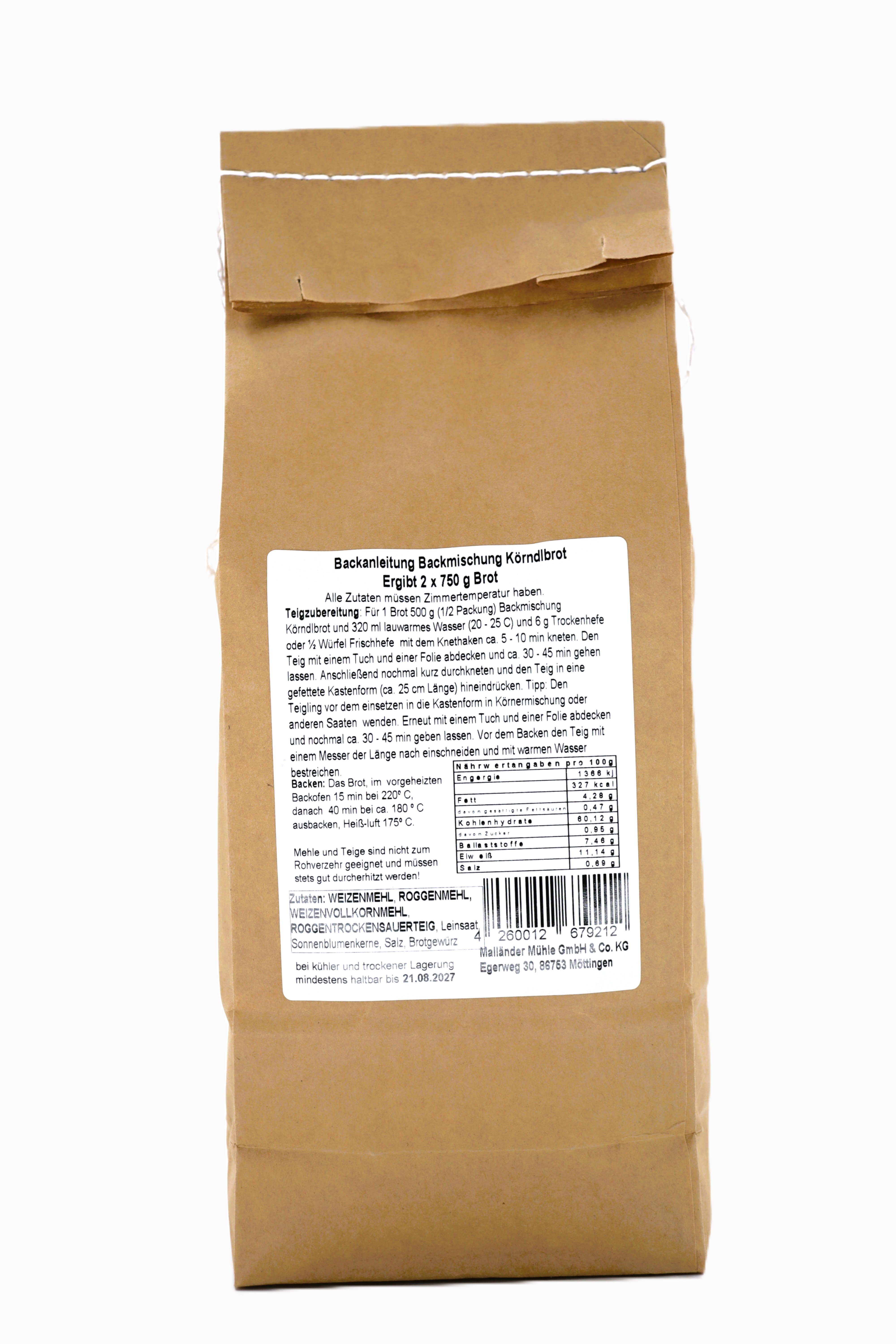 Backmischung Körndlbrot