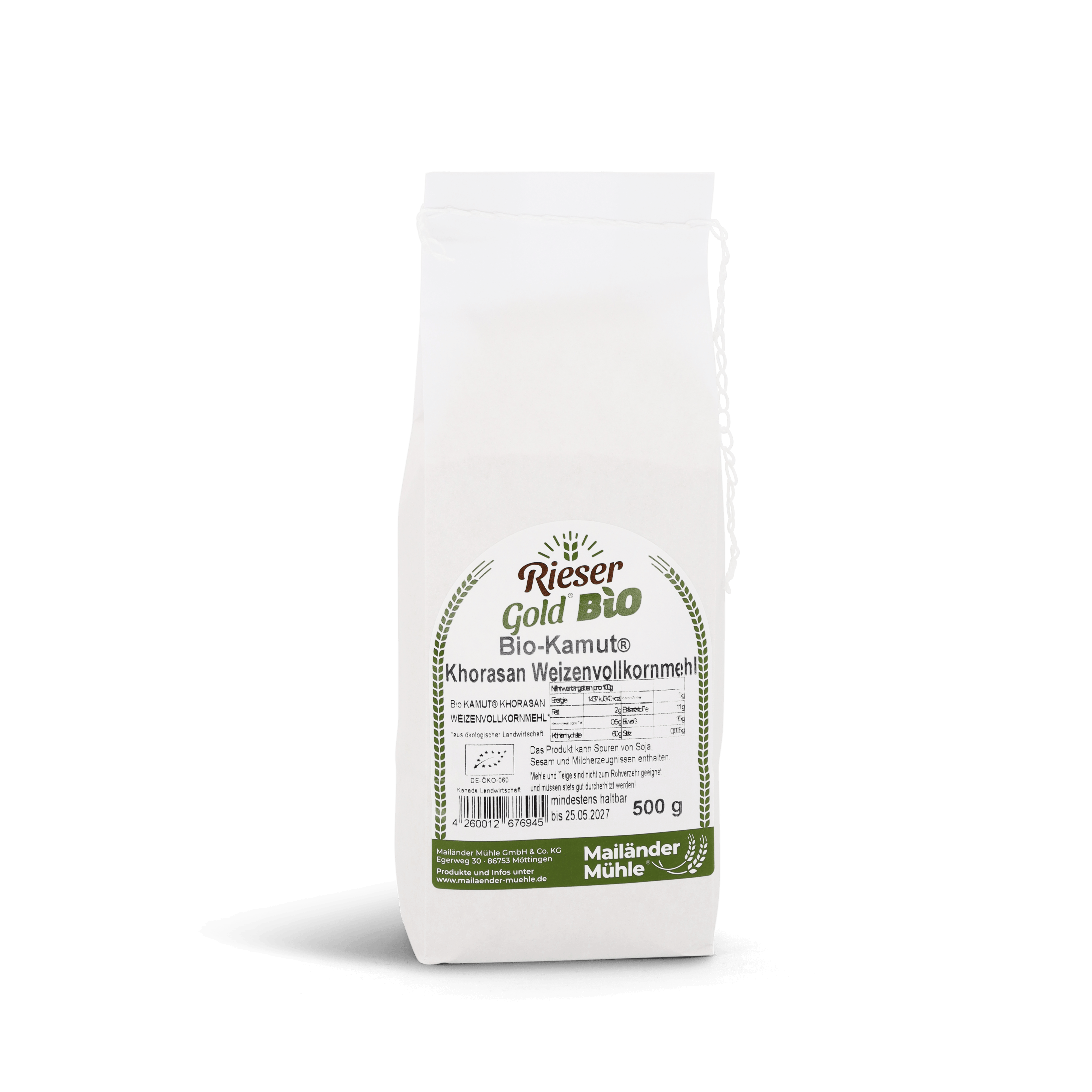 Bio Kamut / Khorasan Weizenvollkornmehl 500 g