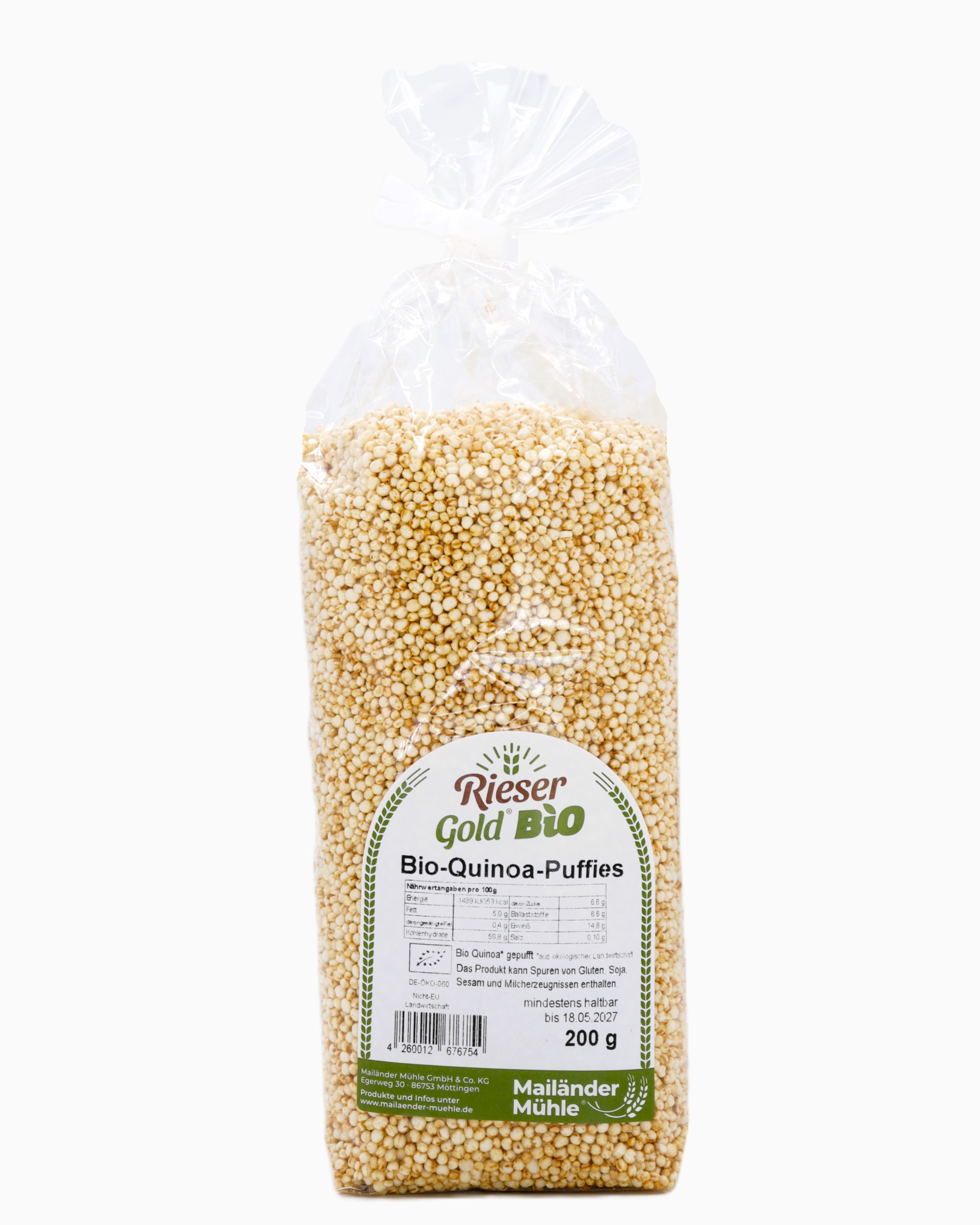 Bio Quinoa-Puffies 200 g