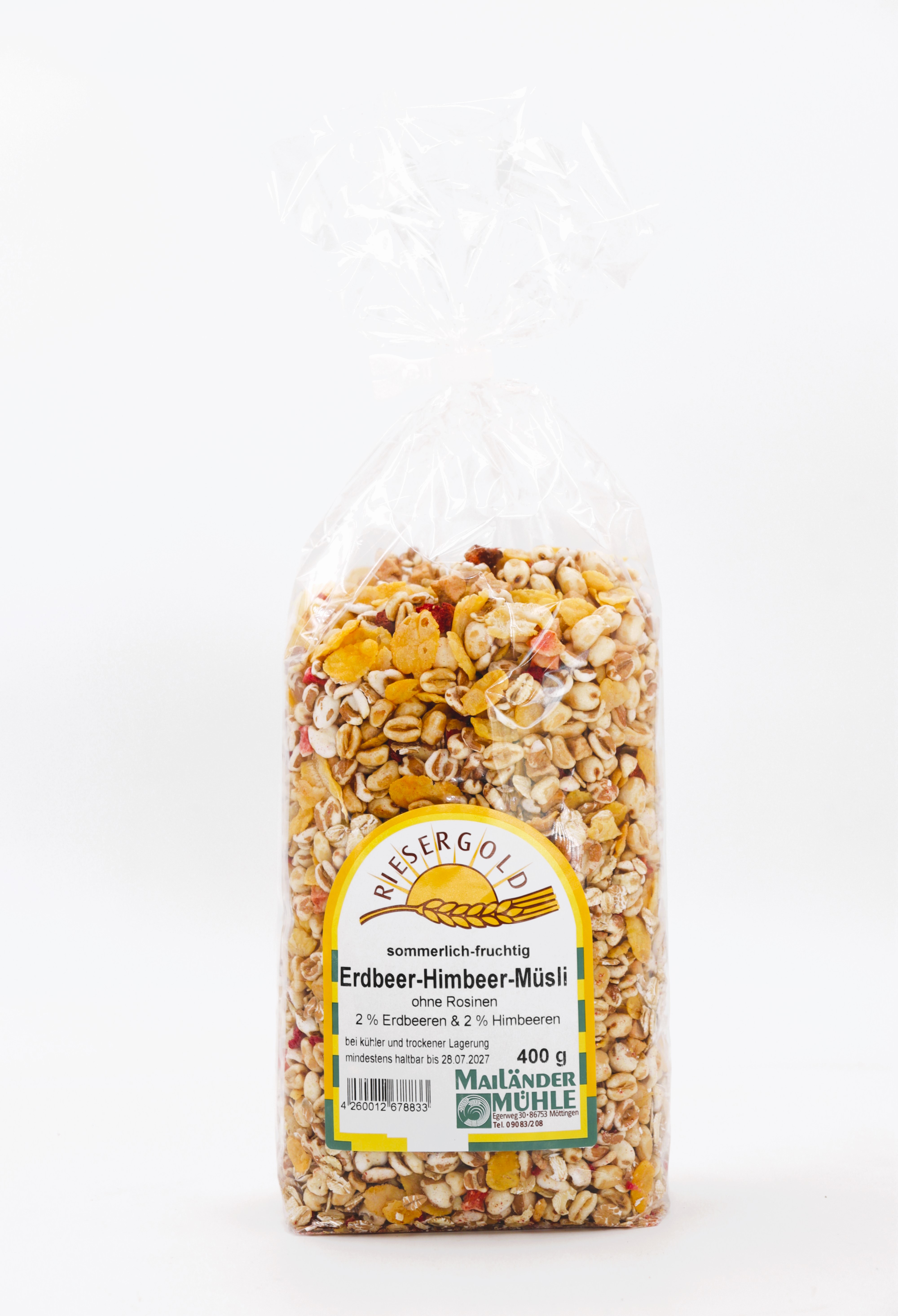 Erdbeer Himbeer Müsli 400 g