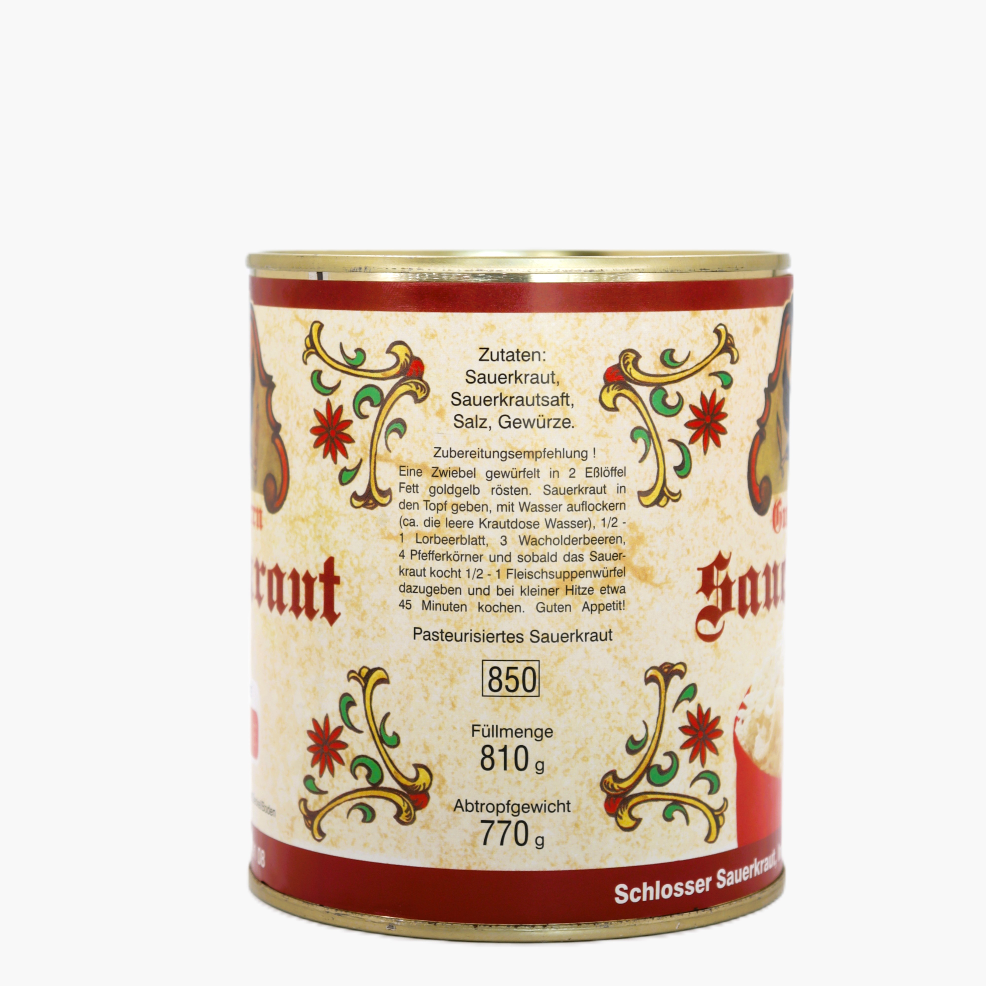Gutsherrn Sauerkraut 810 g