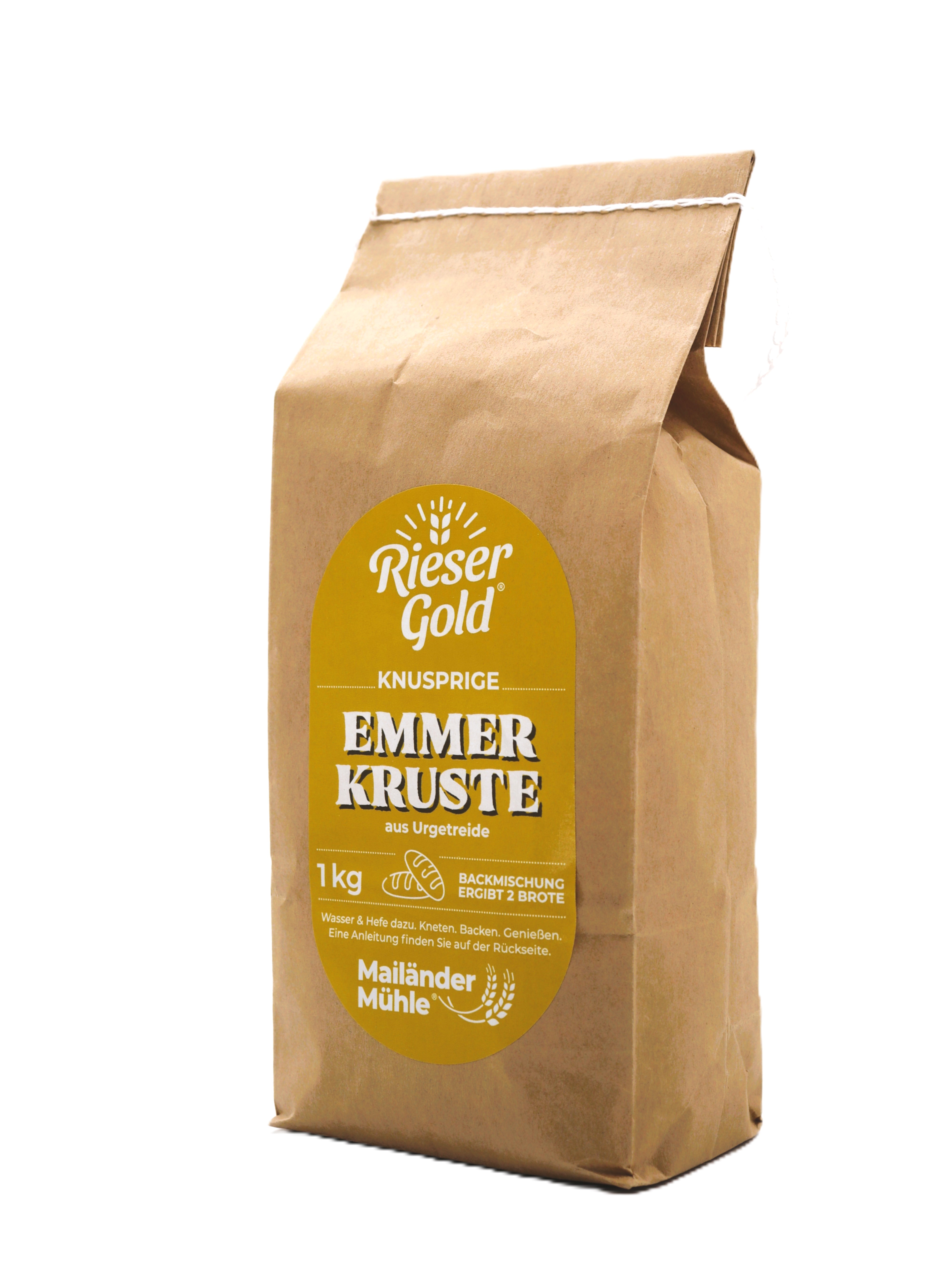 Backmischung Emmerkruste