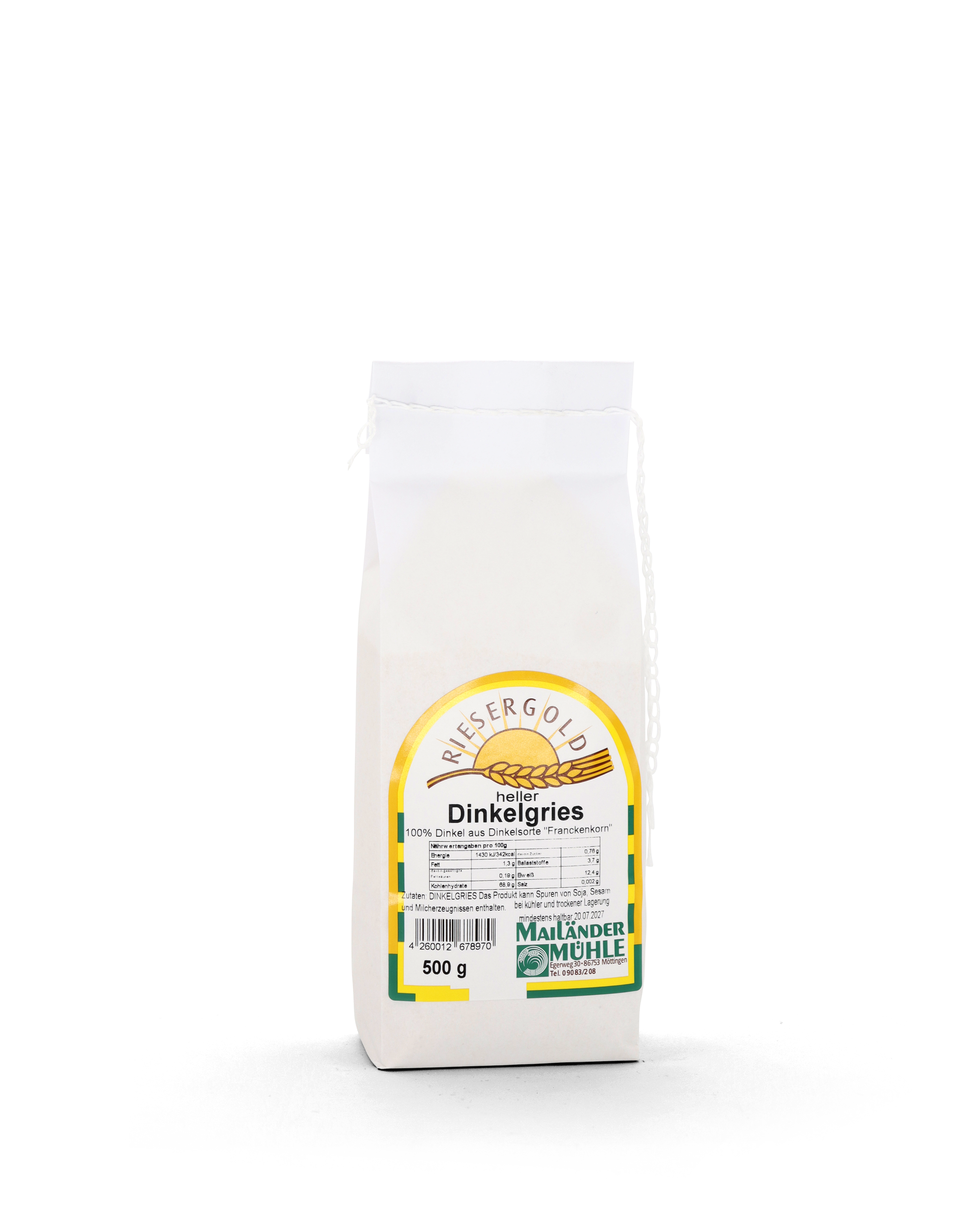 Dinkelgries 500 g