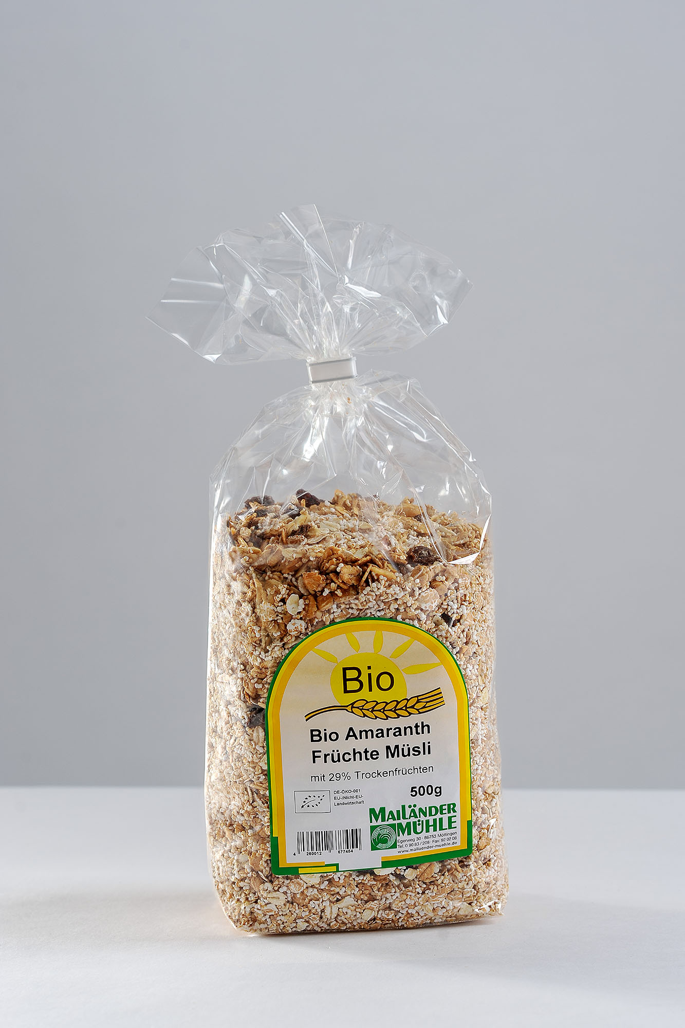 Bio Amaranth-Früchte-Müsli 500 g