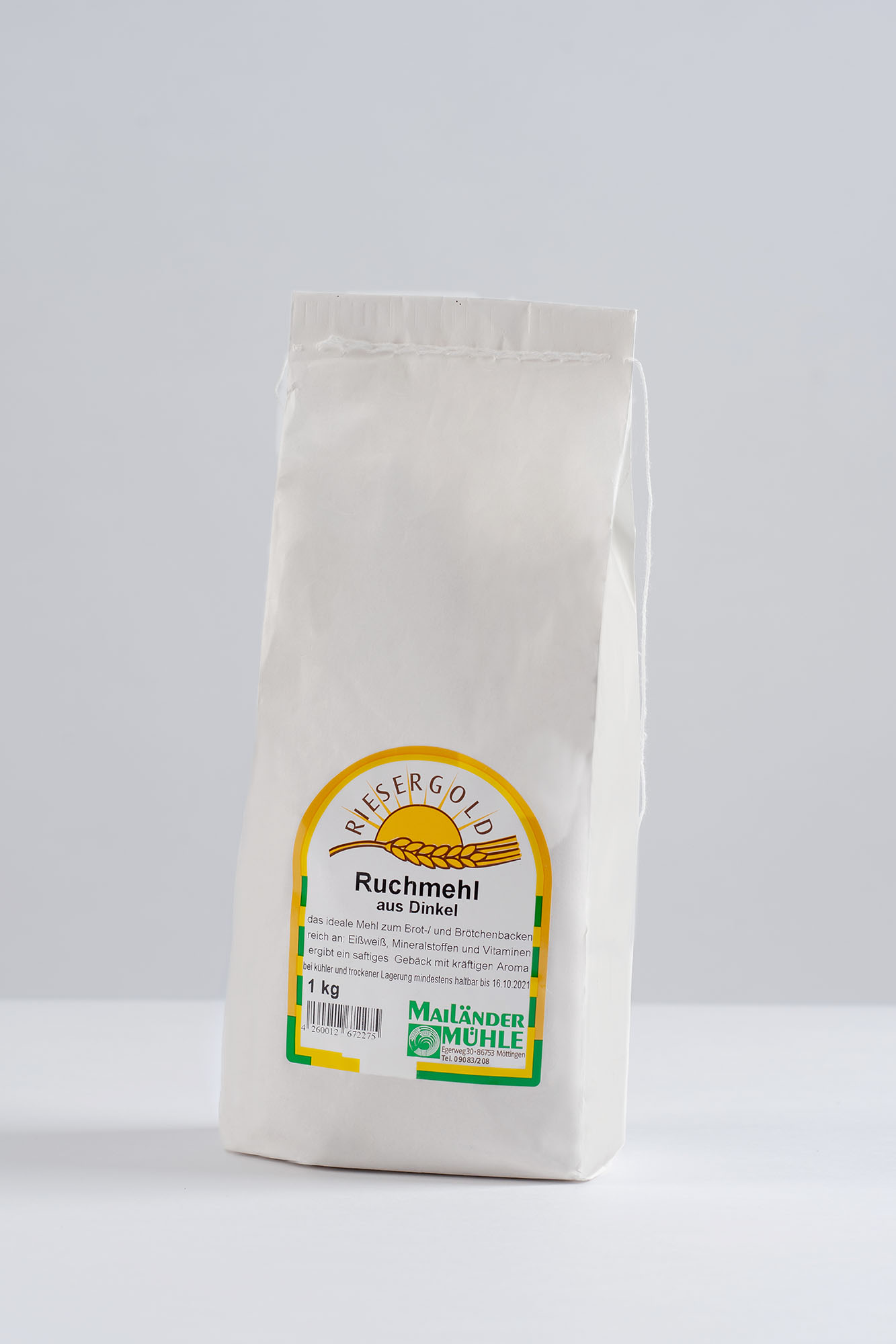 Ruchmehl aus Dinkel 1kg