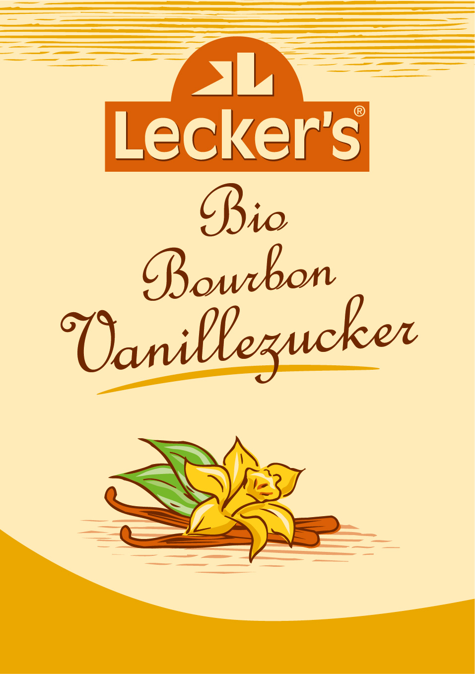 Lecker's Bio Bourbon Vanillezucker 1 x 2 Stück