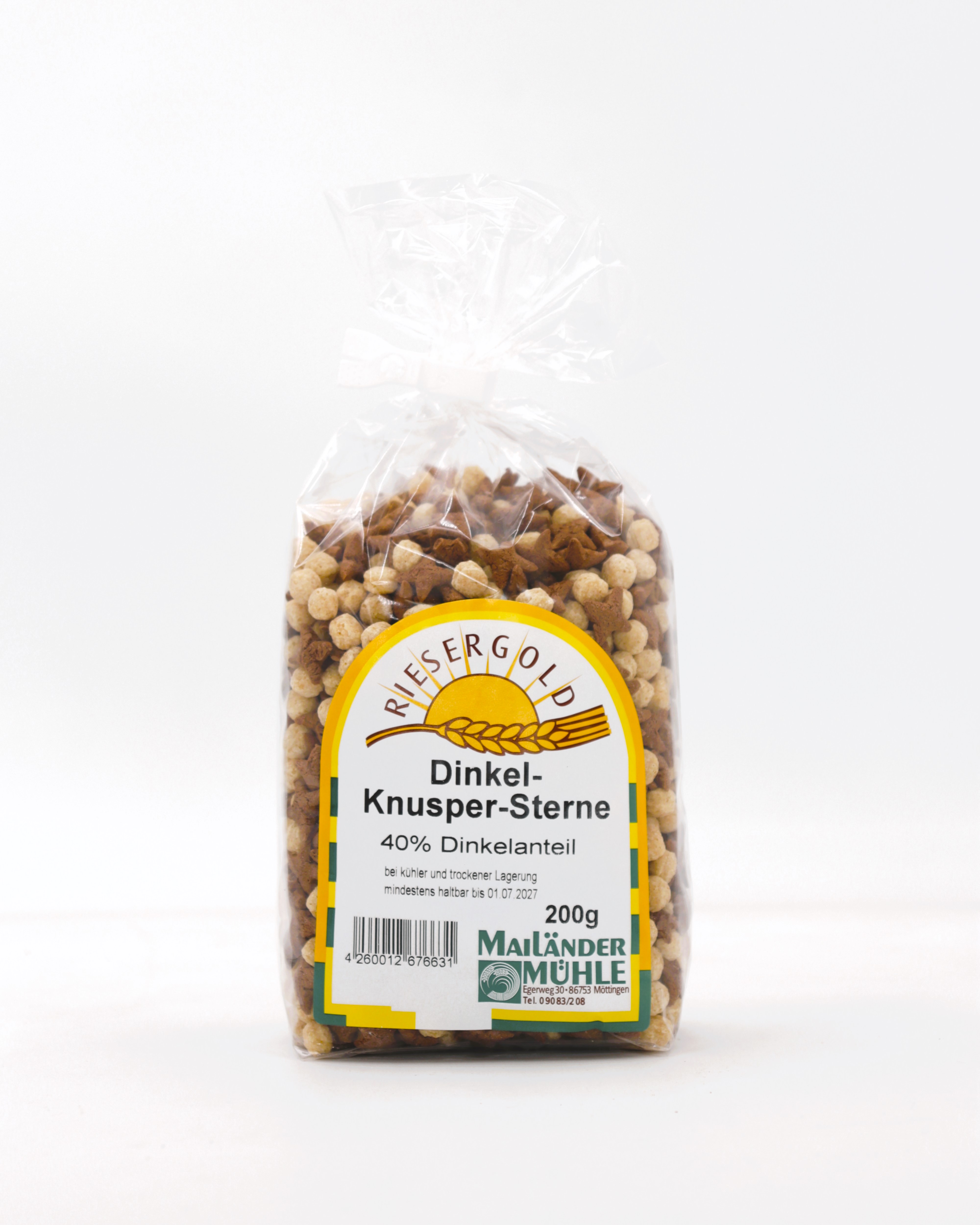 Dinkel-Knusper-Sterne 200 g