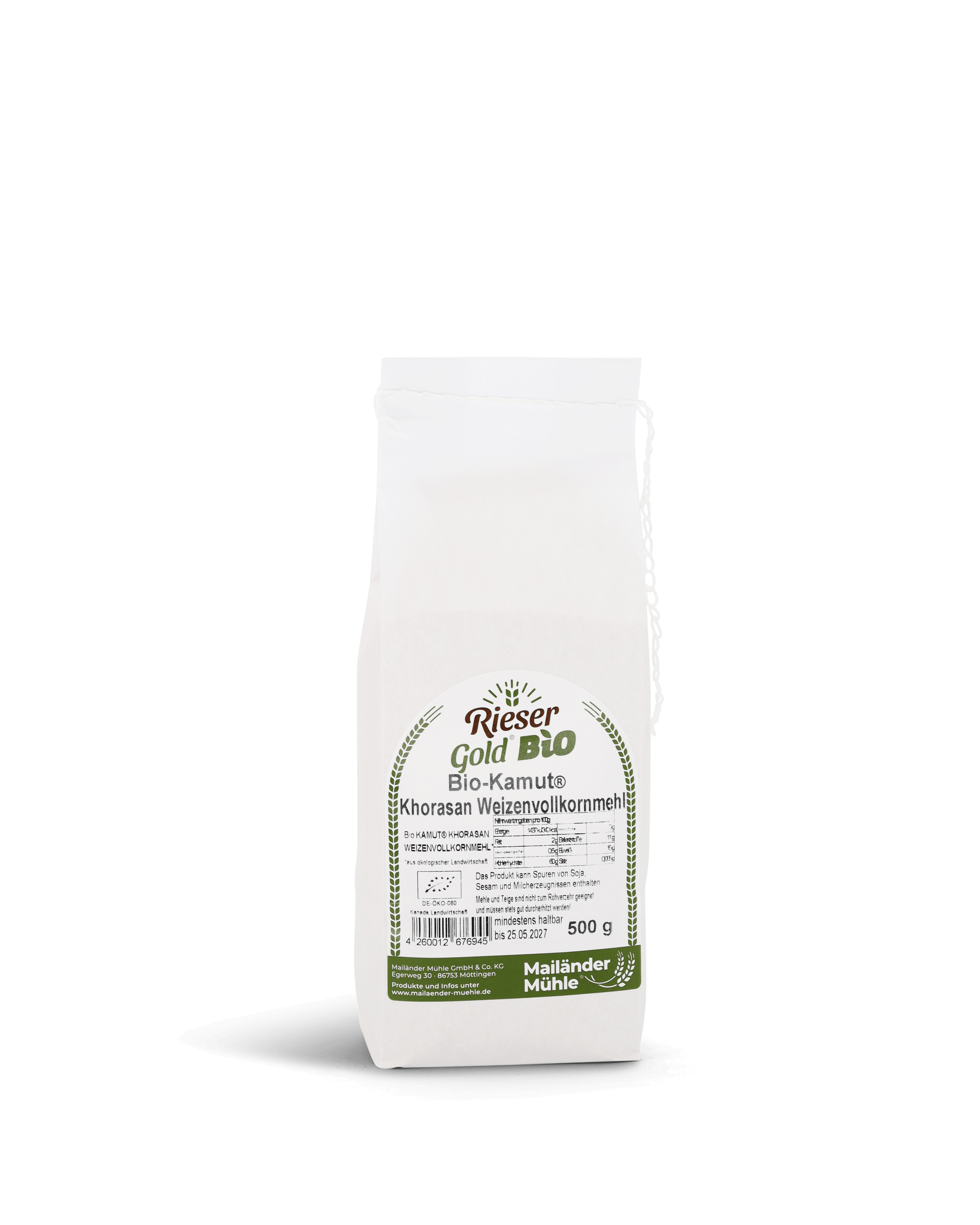 Bio Kamut / Khorasan Weizenvollkornmehl 500 g