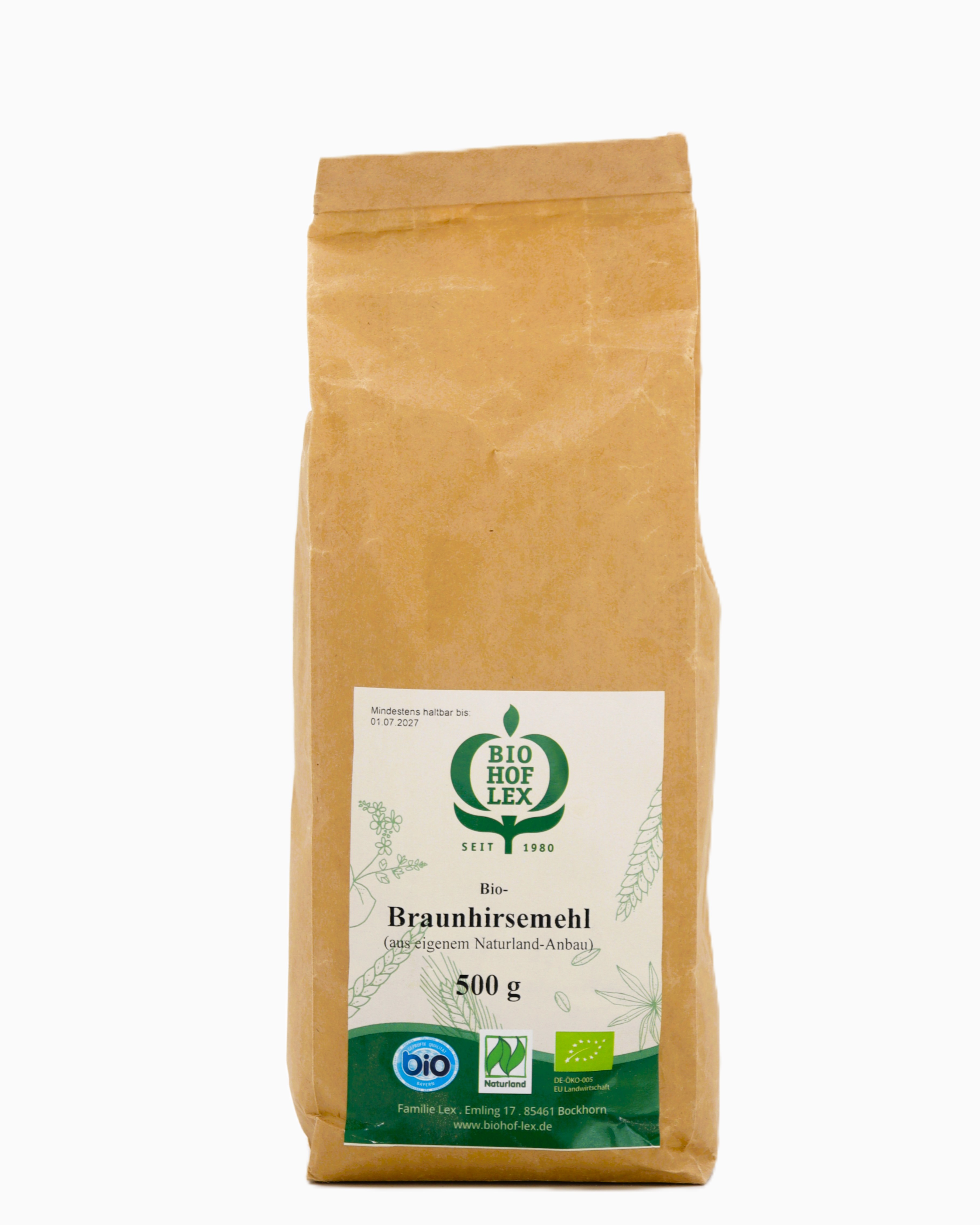 Bio Braunhirse Wildform gemahlen 500g