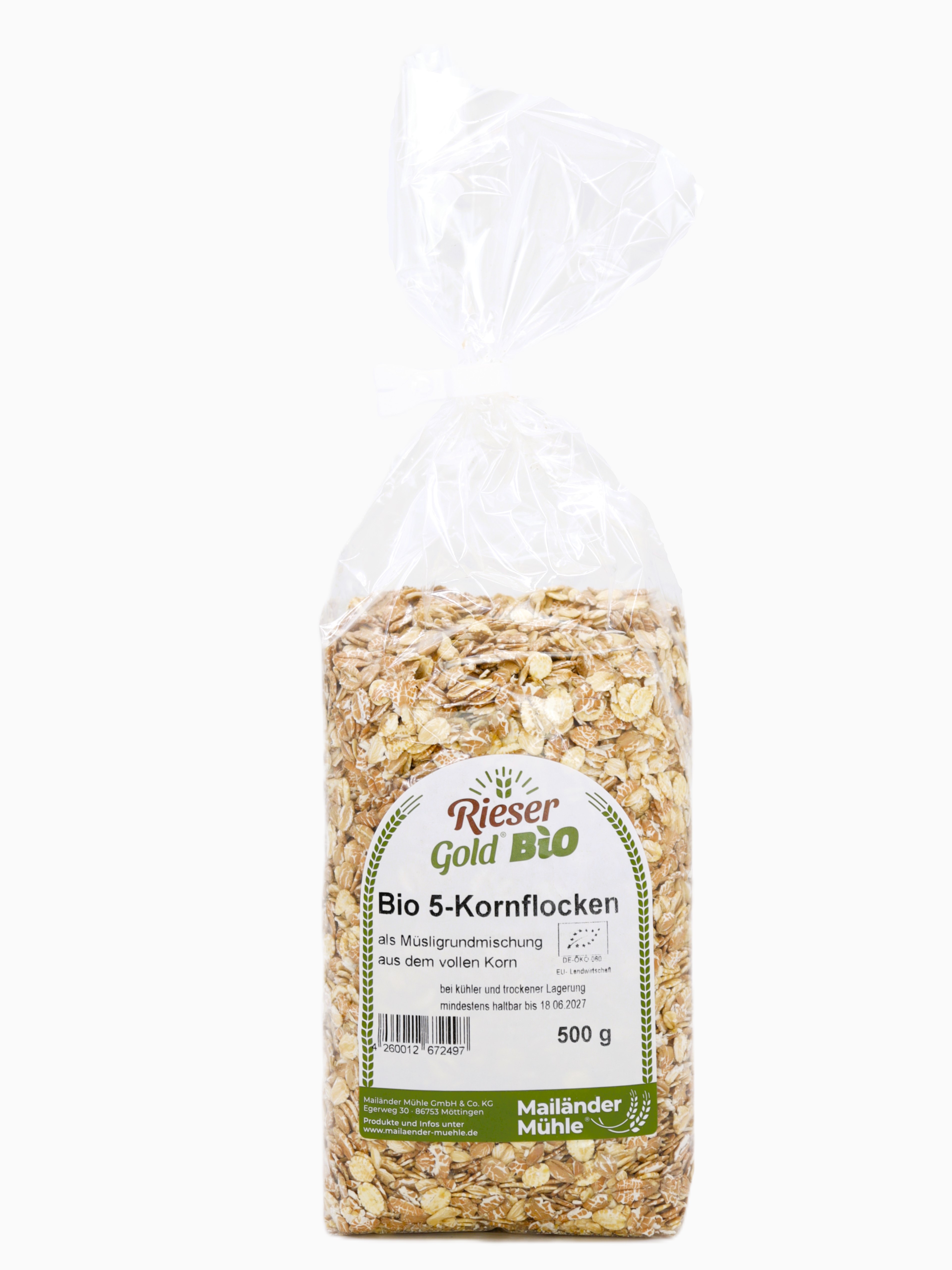Bio 5-Korn-Flocken 500g