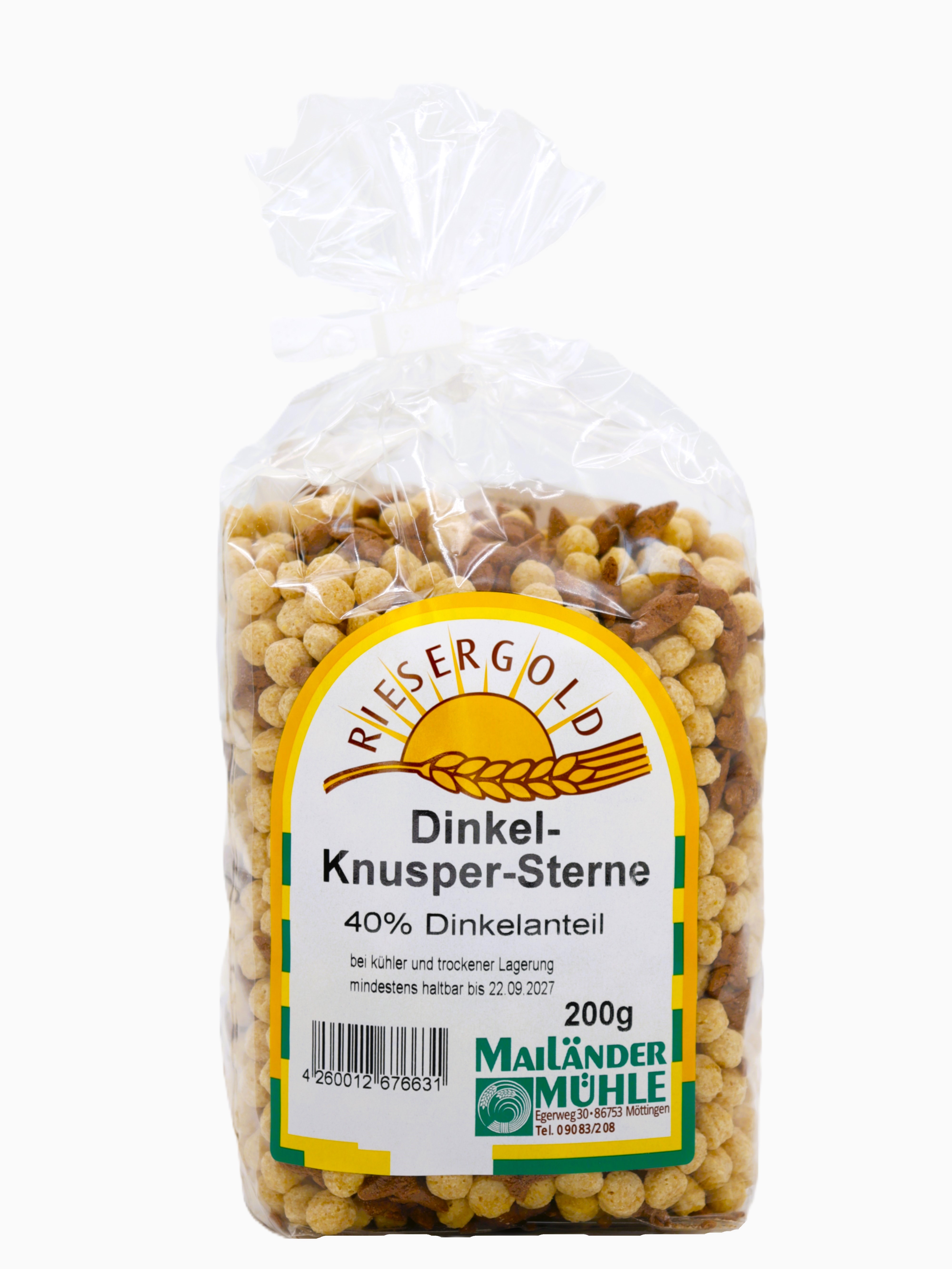 Dinkel-Knusper-Sterne 200 g