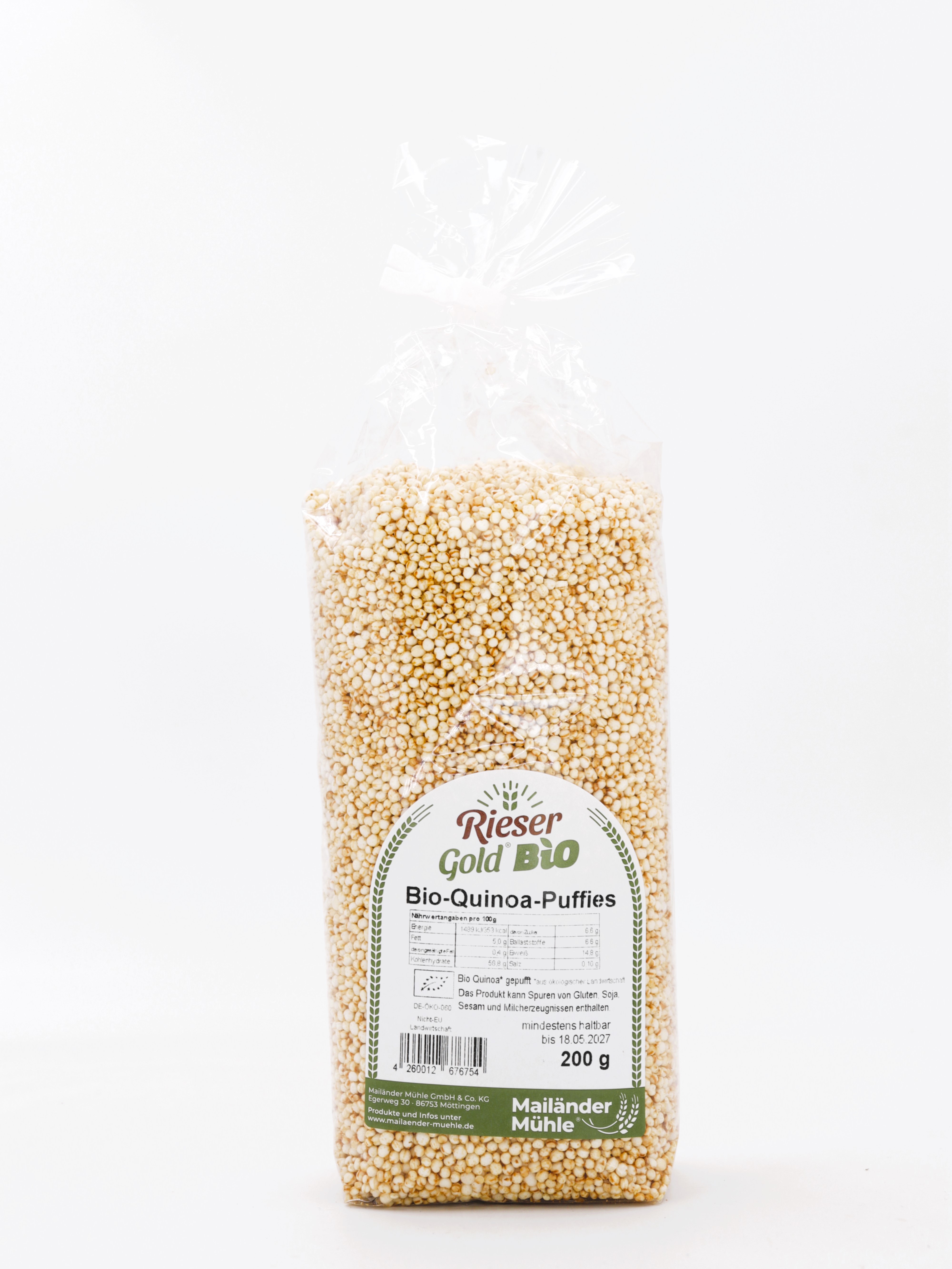 Bio Quinoa-Puffies 200 g