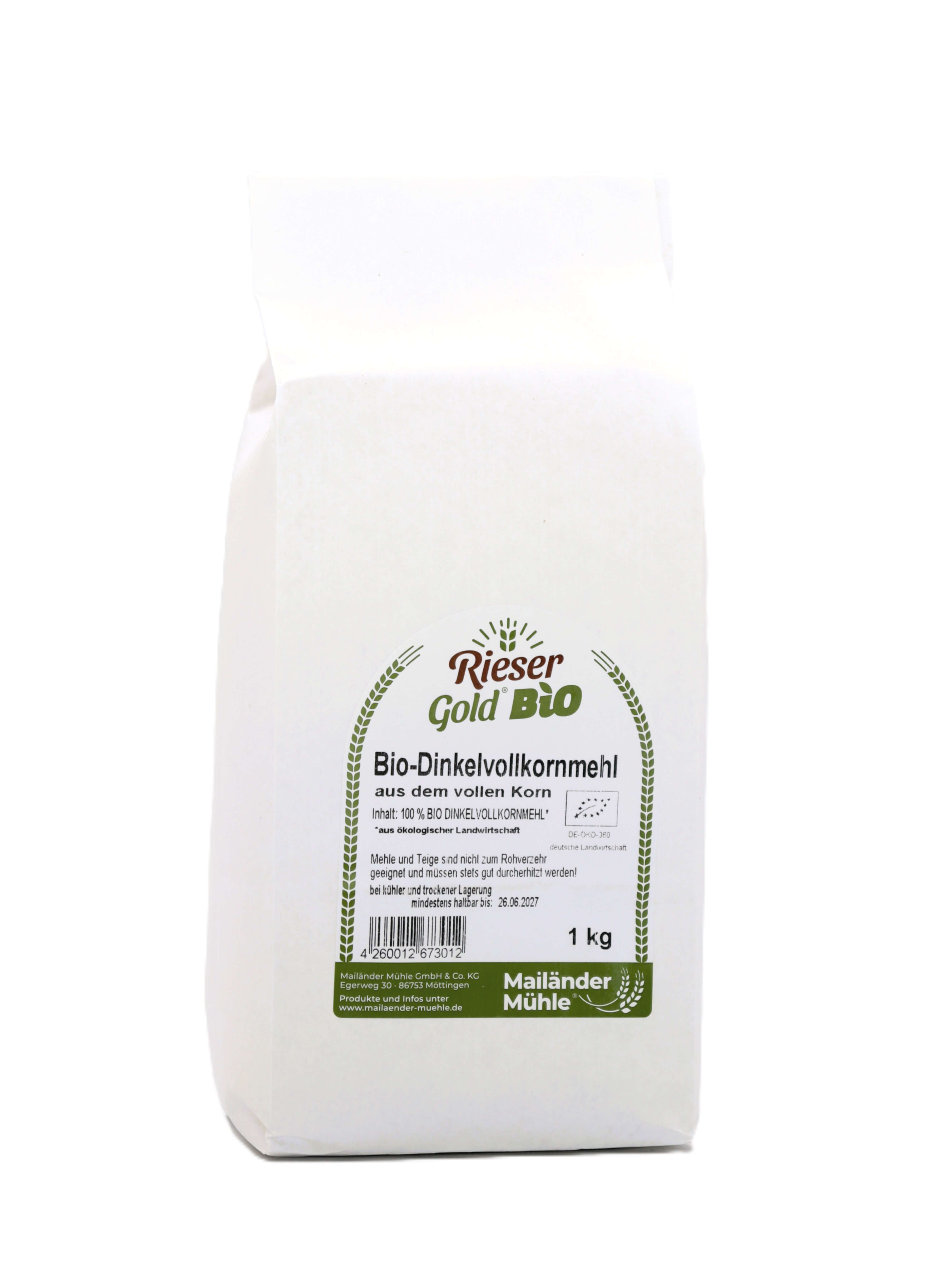 Bio Dinkel Vollkornmehl