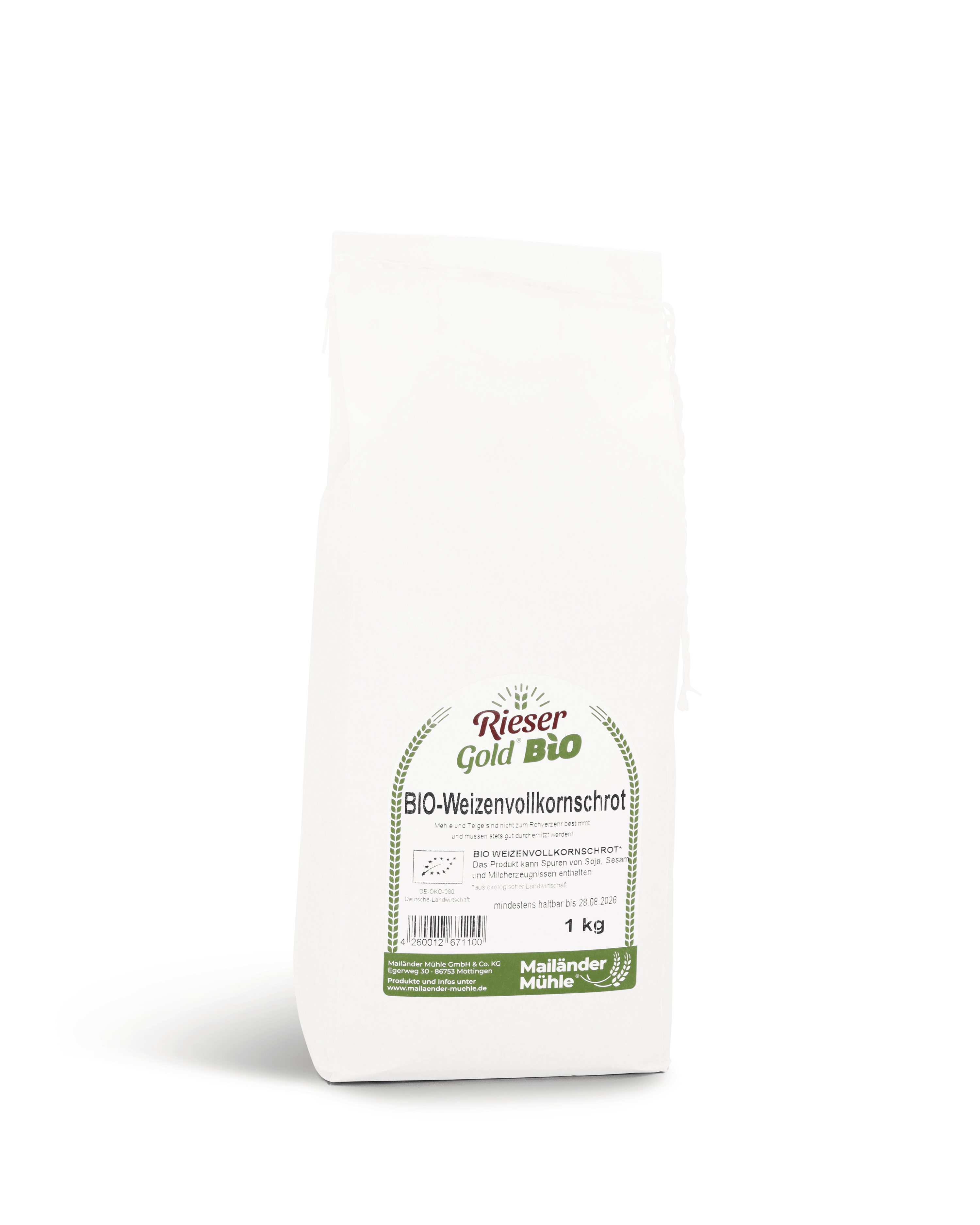 Bio Weizen Vollkornschrot