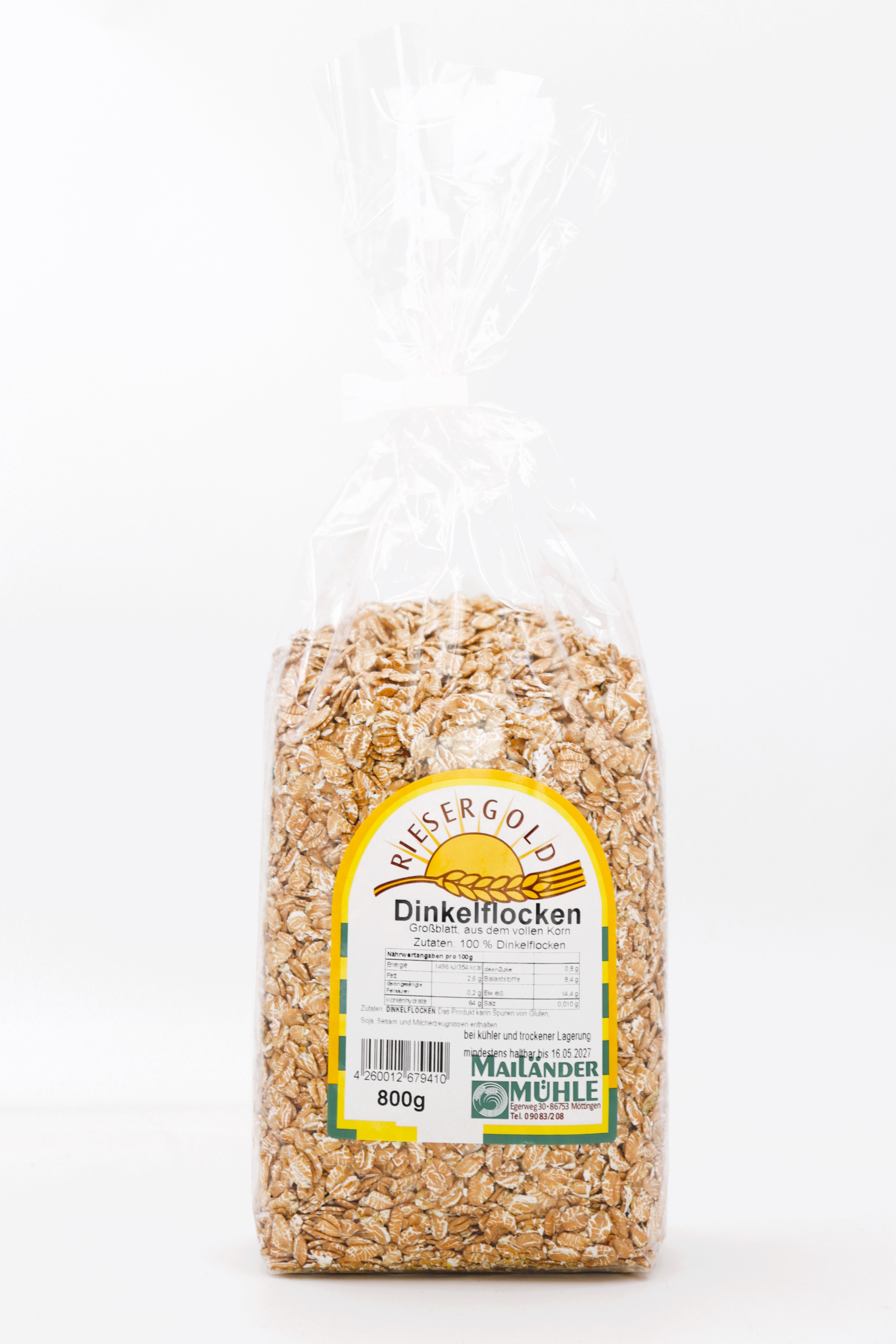 Dinkelflocken Grossblatt 800 g