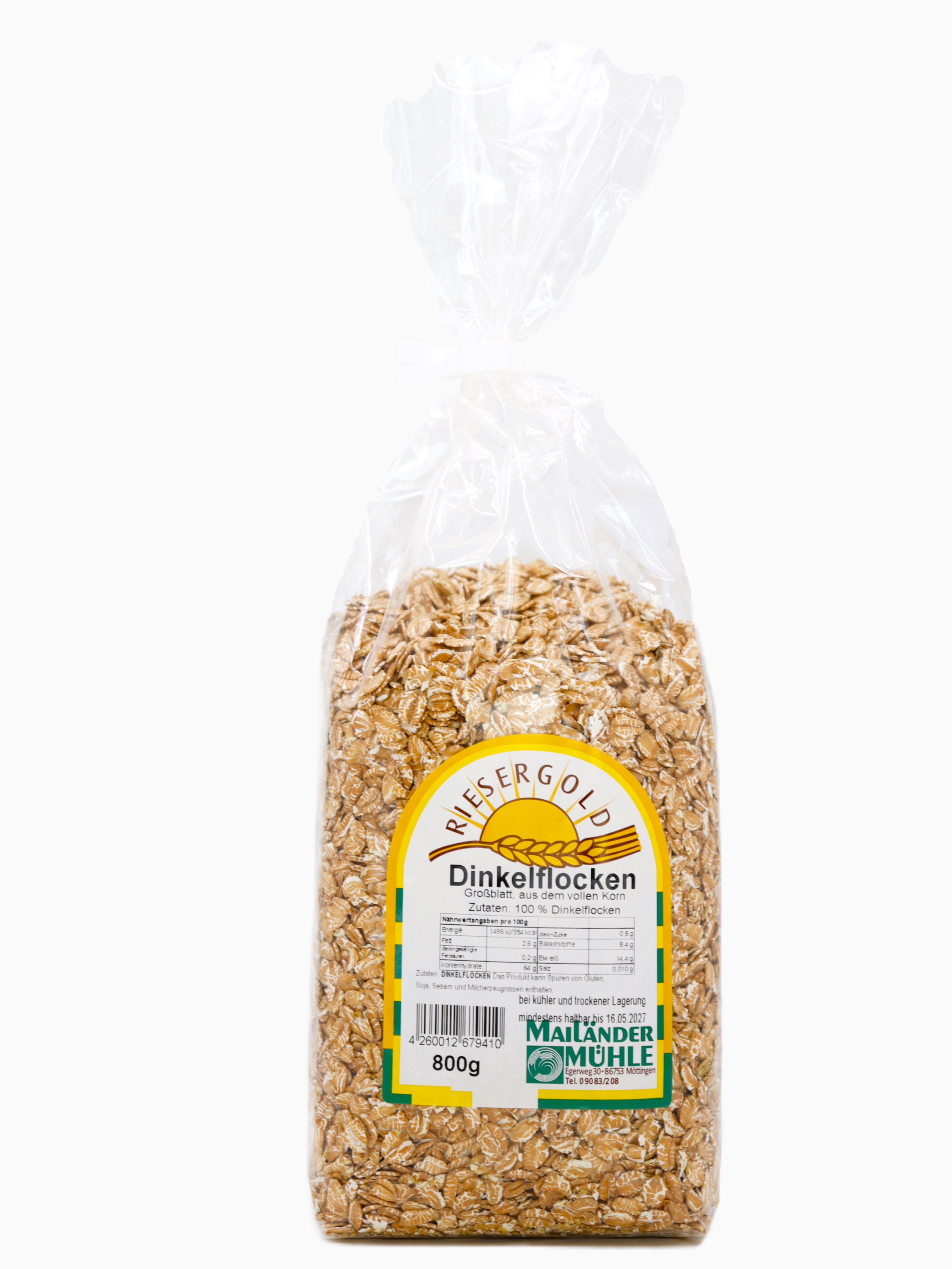Dinkelflocken Grossblatt 800 g
