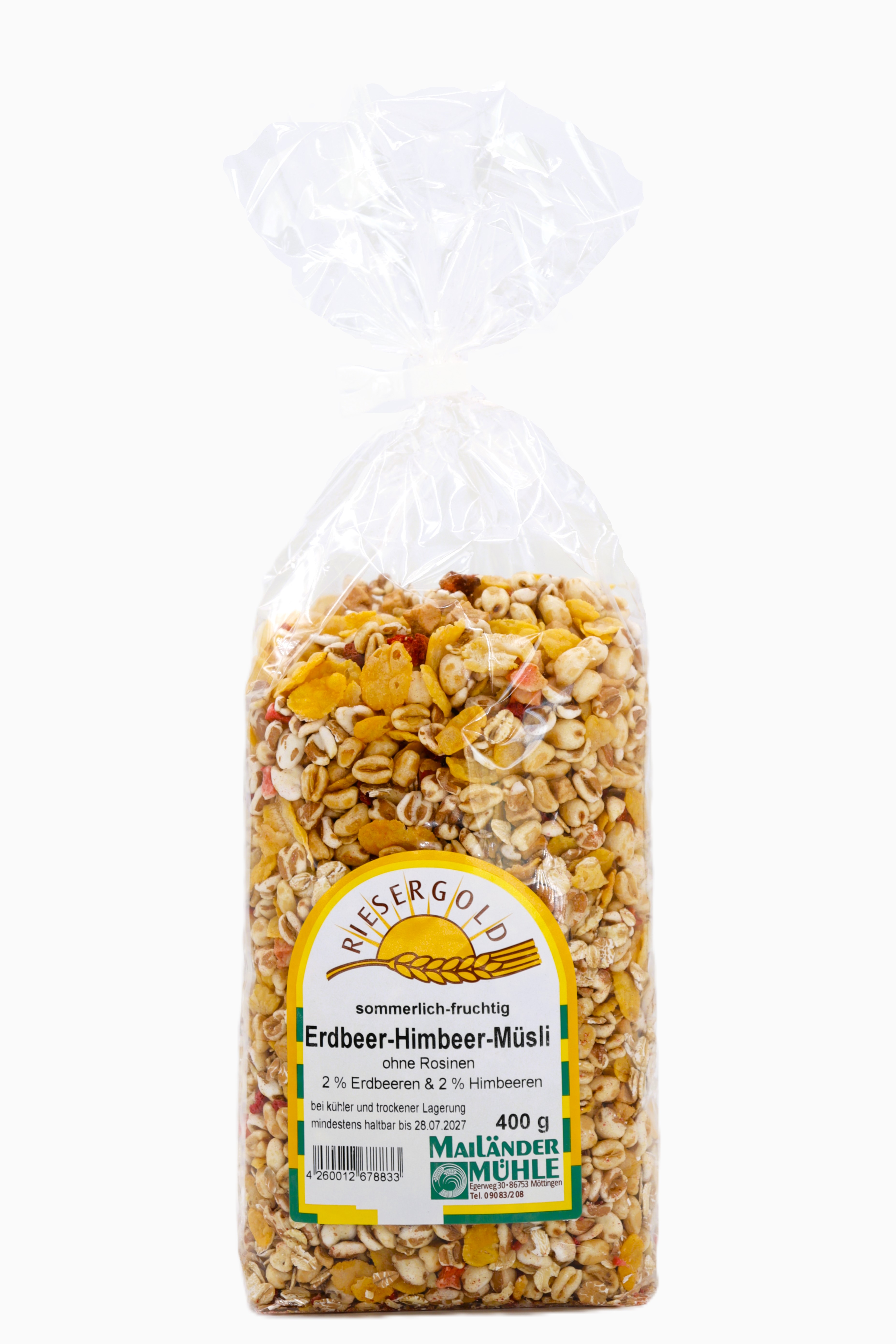 Erdbeer Himbeer Müsli 400 g