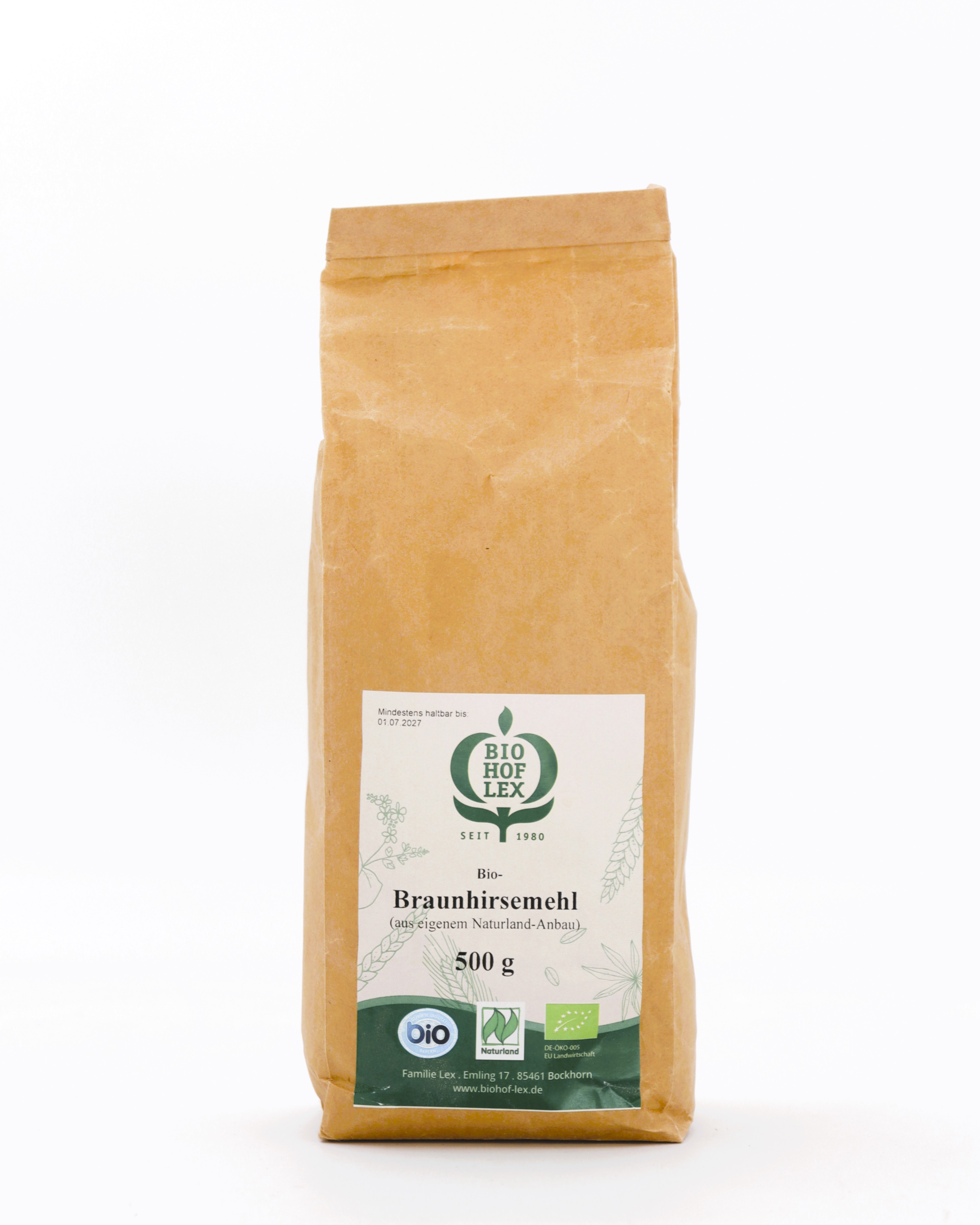 Bio Braunhirse Wildform gemahlen 500g